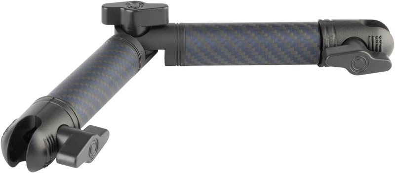Bulletpoint Locking Adjustable Carbon Fiber Kevlar Mounting Arm with Articulating Joint Dual 20mm Socket Ends (7cm-to-7cm) - Image 1
